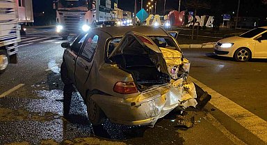 Aksaray'da tır ile otomobil çarpıştı: 3 yaralı