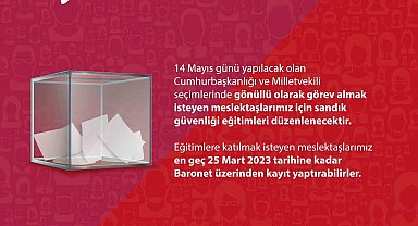 Ankara Barosu'ndan avukatlara "sandık güvenliği eğitimi"