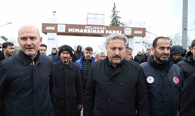 Başkan Palancıoğlu, Bakan Soylu ile Çarşıda İnceleme Yaptı