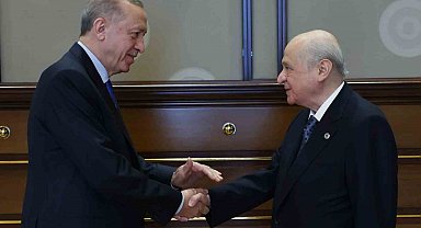 Cumhurbaşkanı Erdoğan, MHP Genel Başkanı Bahçeli ile görüştü