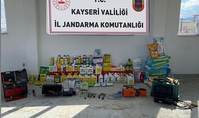 Jandarma 14 faili meçhul hırsızlık olayını aydınlattı