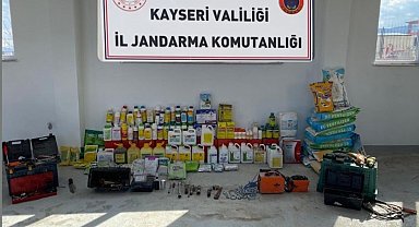 Jandarma 14 faili meçhul hırsızlık olayını aydınlattı