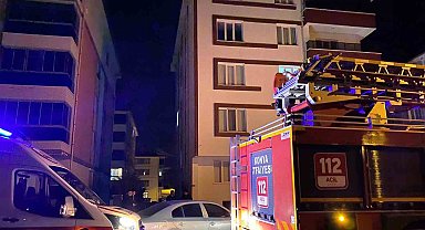 Konya'da fritözden çıkan yangın büyümeden söndürüldü