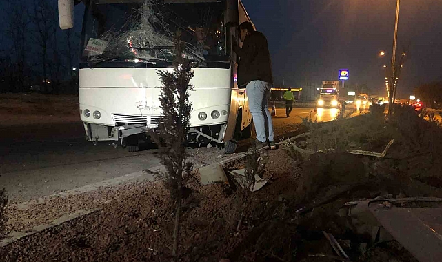 Konya'da servis midibüsleri çarpıştı: 6 yaralı