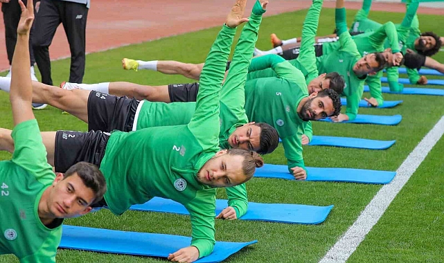Konyaspor, Giresunspor maçı hazırlıklarını sürdürdü