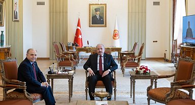 TBMM Başkanı Şentop, İhlas Medya Ankara Temsilcisi Kahraman'ı kabul etti