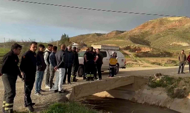 Aksaray'da sulama kanalına düşen çocuk aranıyor
