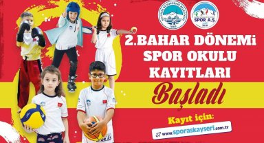 Büyükşehir Spor A.Ş.'nin 2'nci bahar dönemi spor okulları kayıtları başladı