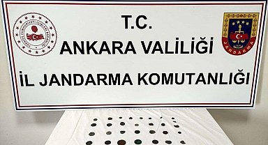 Başkent'te farklı dönemlere ait 28 adet sikke ele geçirildi