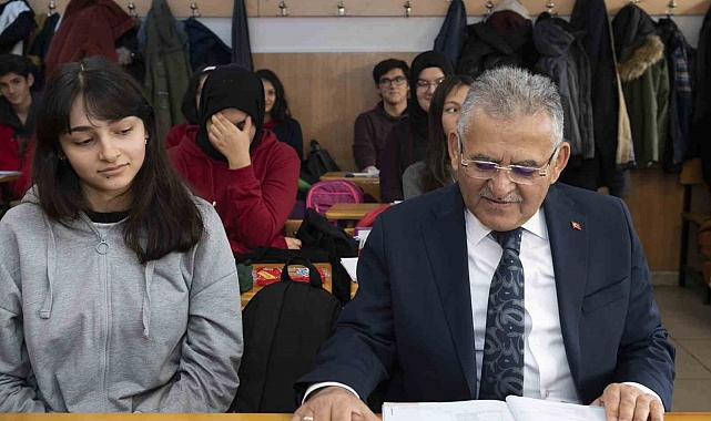 Başkan Büyükkılıç: "LGS'de ter dökecek öğrencilerimize başarılar diliyorum"