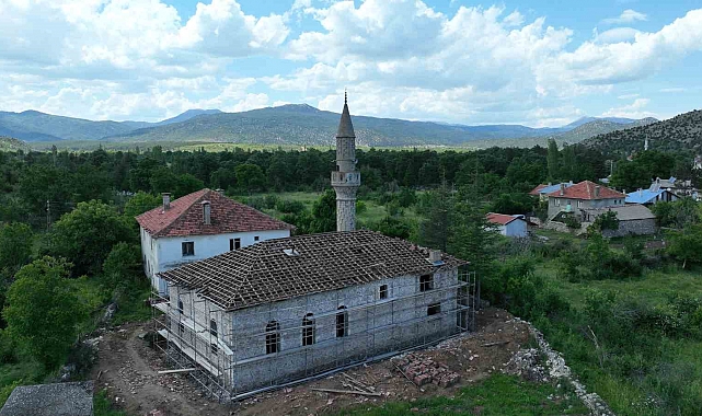 Konya Büyükşehir Beyşehir'deki 120 yıllık camiyi restore ediyor