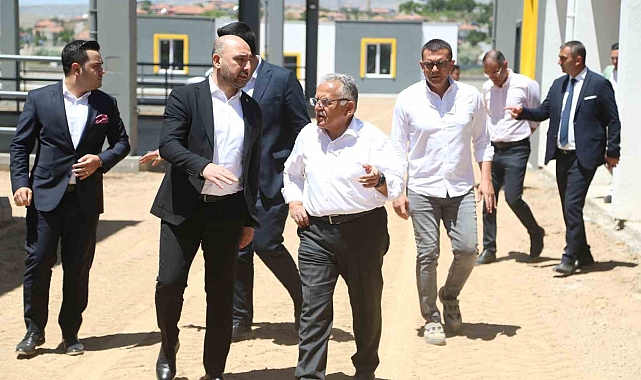 Başkan Büyükkılıç, İç Anadolu'nun en büyük Hayvan Pazar Yeri Projesini inceledi