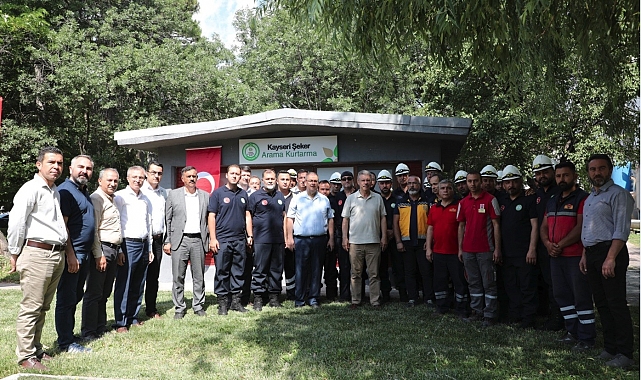 Kayseri Şeker ,'arama kurtarma birimi' kurdu