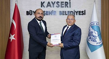 Büyükkılıç'a TMMOB Makine Mühendisleri Odası Kayseri Şubesi'nden ziyaret