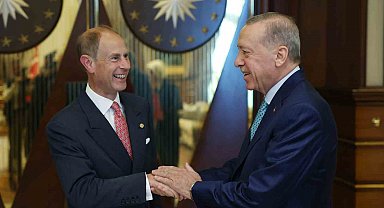 Cumhurbaşkanı Erdoğan, Birleşik Krallık Edinburgh Dükü Prens Edward'ı kabul etti