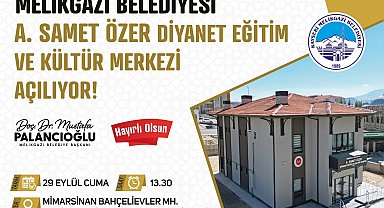 Melikgazi Belediyesi yeni bir projeyi daha hayata geçiriyor