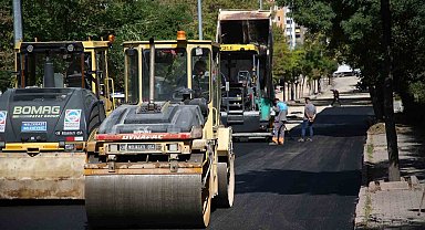 Melikgazi'de Asfalt Çalışması Devam Ediyor