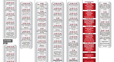 Başkent Cumhuriyetin 100. yılını bir hafta sürecek etkinliklerle kutlayacak