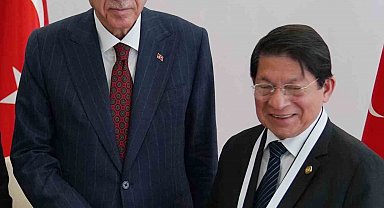 Cumhurbaşkanı Erdoğan, Nikaragua Dışişleri Bakanı Colindres'i kabul etti