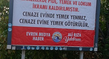 Evren ilçesi sakinleri, cenazelerde pide ve lokum ikramı yapılmasının kaldırılmasından memnun