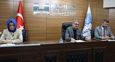 Hacılar Belediye Meclisi Ekip Ayı Toplantısını yaptı