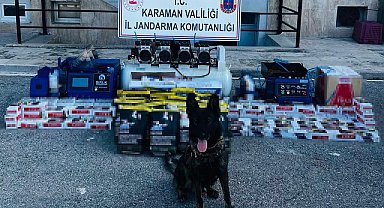 Jandarmadan kaçak tütün ve makaron operasyonu
