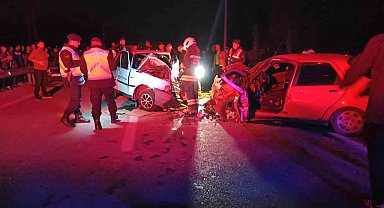 Konya'da 3 aracın karıştığı kazada 1 kişi öldü, 3 kişi yaralandı