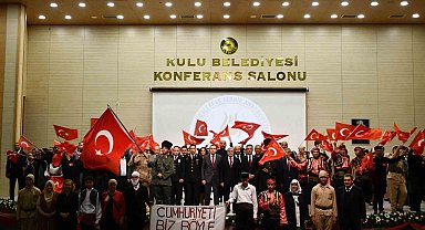 Kulu'da Cumhuriyet'in Kuruluşunun 100. Yılı coşkuyla kutlandı
