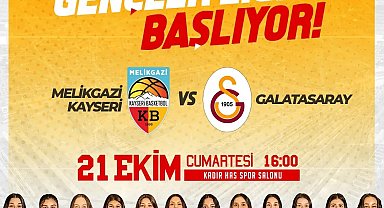 Melikgazi Basketbol'a Gençler Ligi'nde ilk rakip Galatasaray