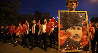 Melikgazi'de Coşkulu Fener alayı yürüyüşü