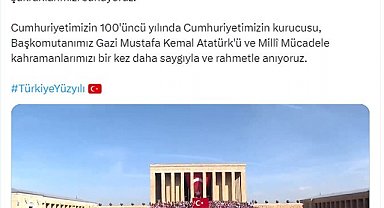 MSB: "29 Ekim'de Anıtkabir 1 milyon 182 bin 425 ziyaretçi ağırladı"