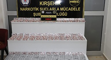 Narkotik ekiplerinden 'sentetik ecza hap' operasyonu