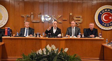 Türk-İş Başkanlar Kurulu: "İsrail'in askeri operasyonları koşulsuz bir şekilde durdurulmalıdır"