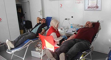 Karapınar'da kan bağışı kampanyası düzenlendi