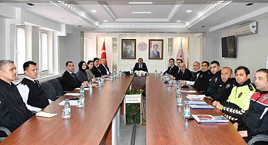 Karaman'da "İl Güvenlik ve Asayiş Koordinasyon Toplantısı" yapıldı