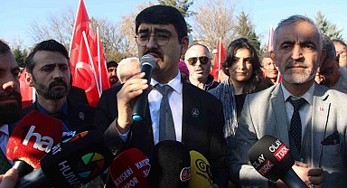 Kayseri şehitler için yürüdü