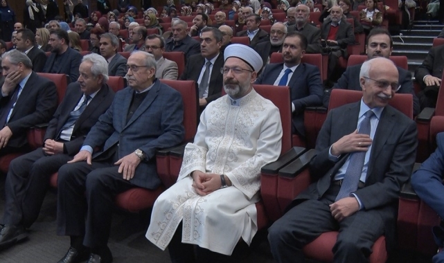 Diyanet İşleri Başkanı Erbaş Ustalara Saygı Paneli'ne katıldı