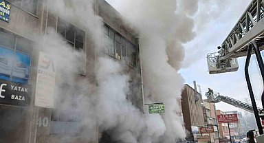 Başkentteki imalathane yangını kontrol altına alındı