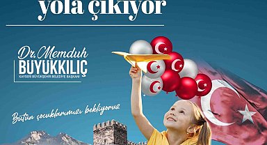 Büyükşehir'in 23 Nisan'a özel "çocuk treni"