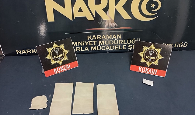 Karaman'da uyuşturucu operasyonu: 1 tutuklama