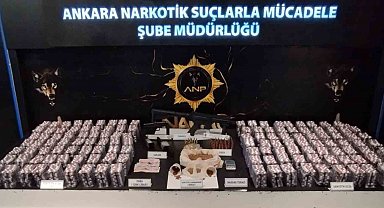 Ankara'da 22 binden fazla sentetik ecza ele geçirildi: 2 şüpheli yakandı