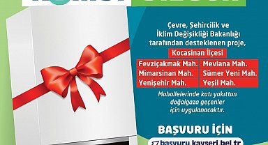 Büyükşehir'in "Tesisat Sizden Kombi Bizden" Projesinin 2. etabı için başvurular başladı