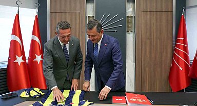 CHP Lideri Özgür Özel, Fenerbahçe Başkanı Ali Koç ile bir araya geldi