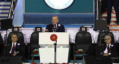 Cumhurbaşkanı Erdoğan: "Bölücü terör örgütüne karşı mücadelede tarihi kazanımlar elde ettik"