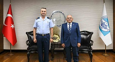 Garnizon Komutanı Taşan'dan Büyükkılıç'a veda ziyareti