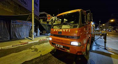 İş yerinde çıkan yangın korkuttu