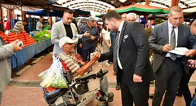 Kahramankazan Belediye Başkanı Çırpanoğlu'ndan pazar ziyareti