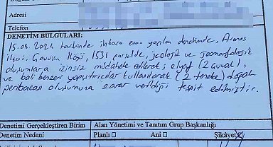 Kiğılı 'su bazlı madde kullanıldığını' iddia etti, tutanaklarda 'bali' ifadesi yer aldı