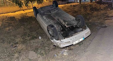 Konya'da iki otomobil çarpıştı: 3 yaralı