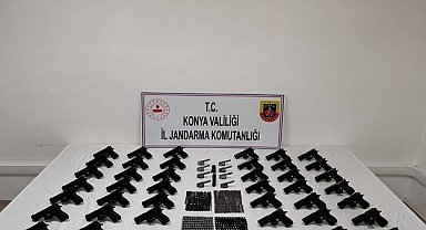 Konya'da jandarmadan silah kaçakçılığı operasyonu